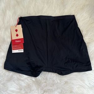 Thinx Boyshort Black Size Large - New & never worn